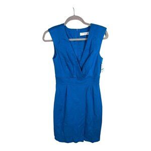 Trina‎ turk blue sleeveless dress women’s size 2